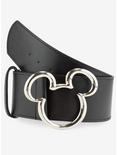 Buckle-Down Disney Mickey Mouse Silver Icon 1 1/2 Inch Belt, MULTI, alternate