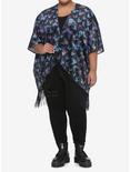 Velvet Butterfly Kimono Plus Size, BLACK, alternate