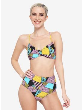 The Nightmare Before Christmas Sally Tri Knot Swim Top, , hi-res