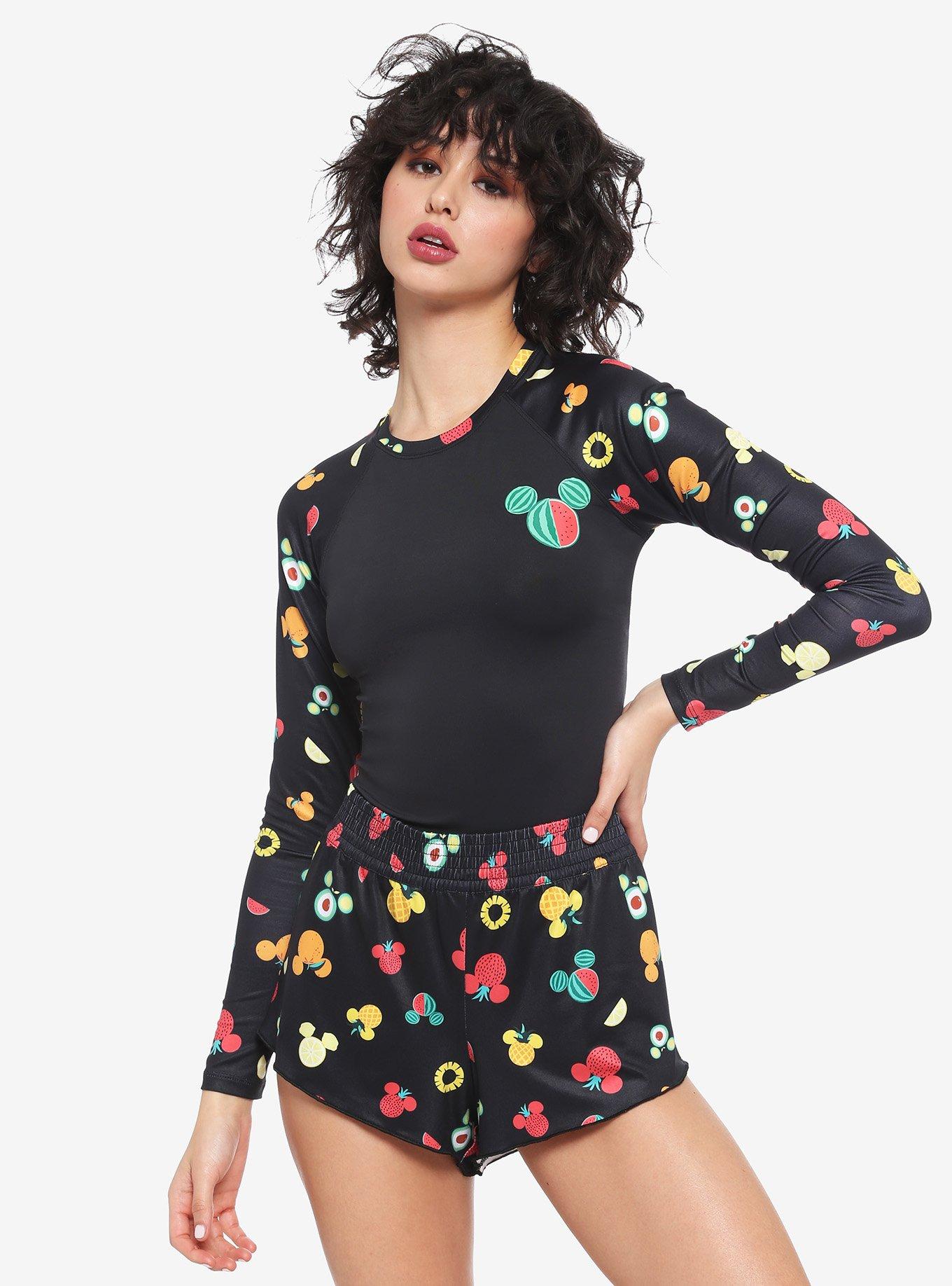 Disney Mickey Mouse Fruits Rash Guard, MULTI, alternate