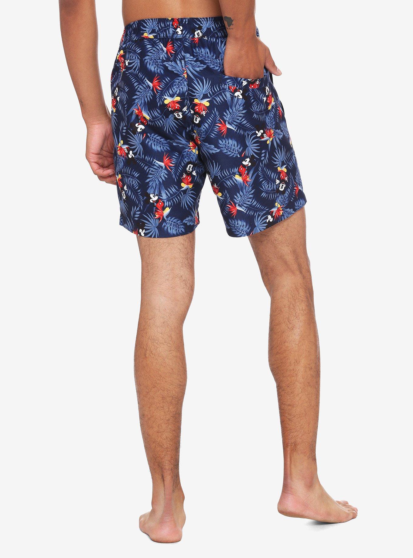Disney Mickey Mouse Tropical Swim Trunks, MULTI, alternate