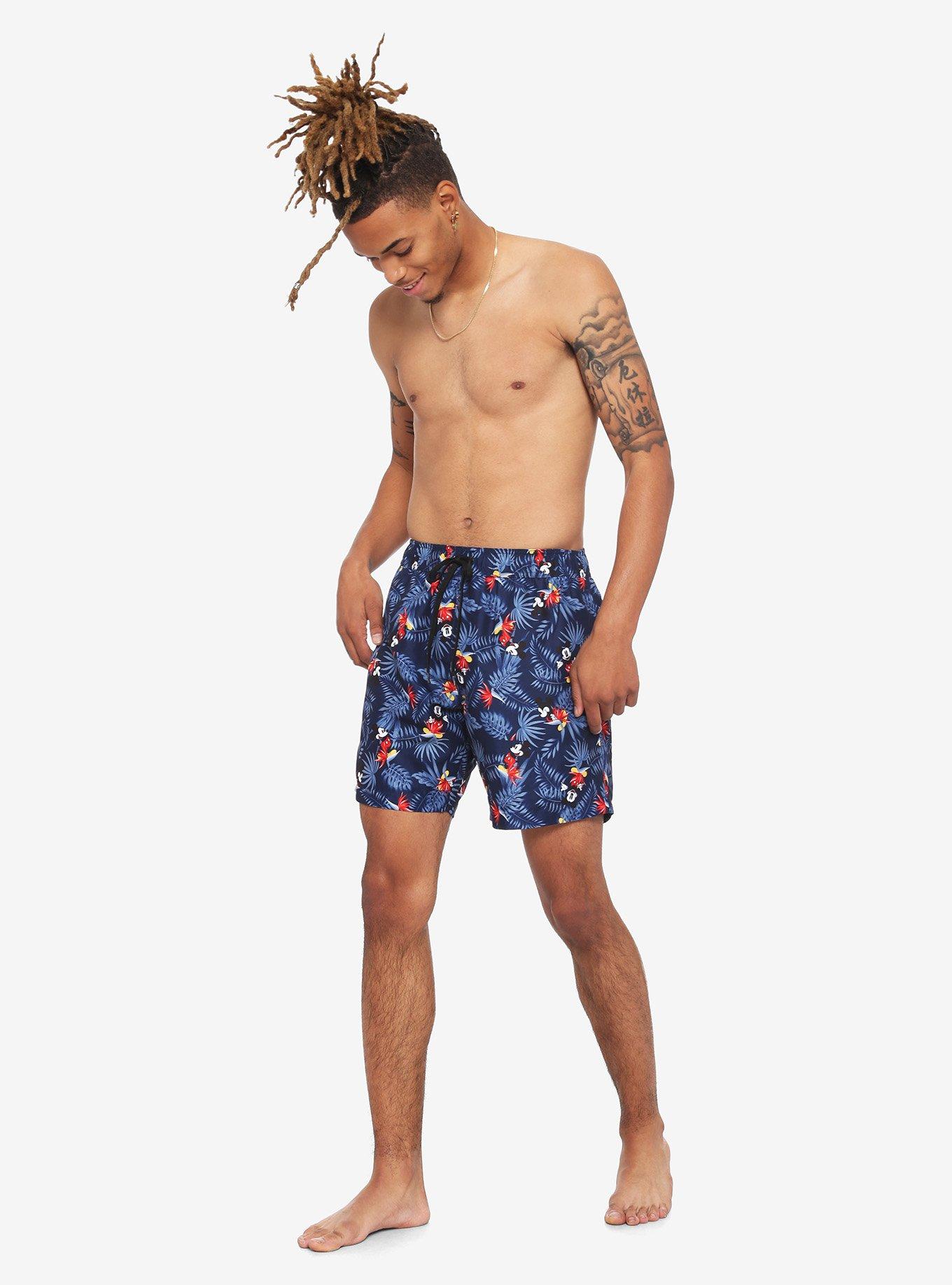 Disney Mickey Mouse Tropical Swim Trunks, MULTI, alternate