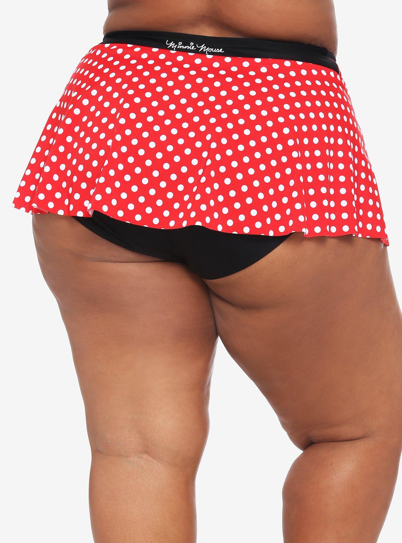 Disney Minnie Mouse Skirted Swim Bottoms Plus Size, MULTI, alternate