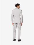 Opposuits Men's Groovy Grey Solid Color Suit, GREY, alternate