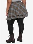 Outlander Tartan Buckle Skirt Plus Size, MULTI, alternate