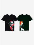 DC Comics Harley Quinn Couples T-Shirt - BoxLunch Exclusive, BLACK, alternate