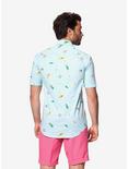 Opposuits Men's Pool Life Water Summer Button-Up Shirt, BLUE, alternate