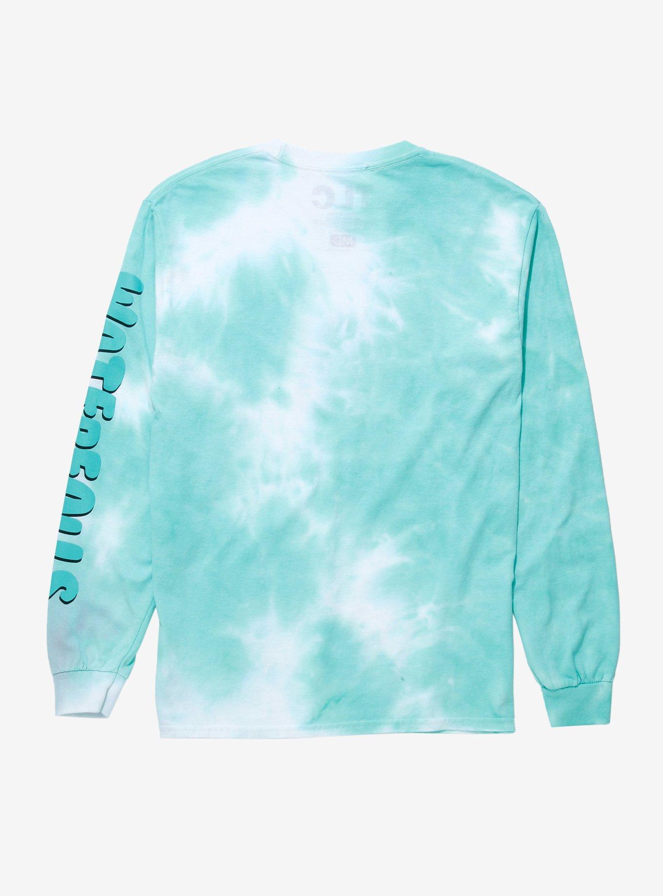 TLC Waterfalls Tie-Dye Long-Sleeve T-Shirt, BLUE  WHITE, alternate