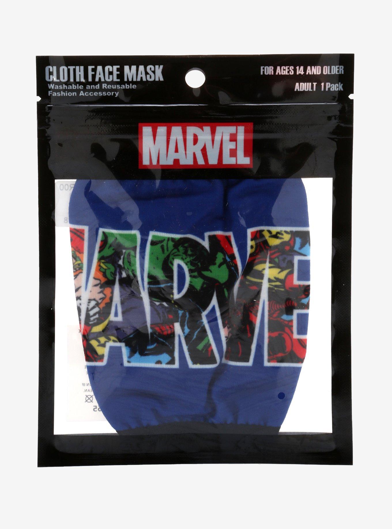 Marvel Avengers Logo Fashion Face Mask, , alternate