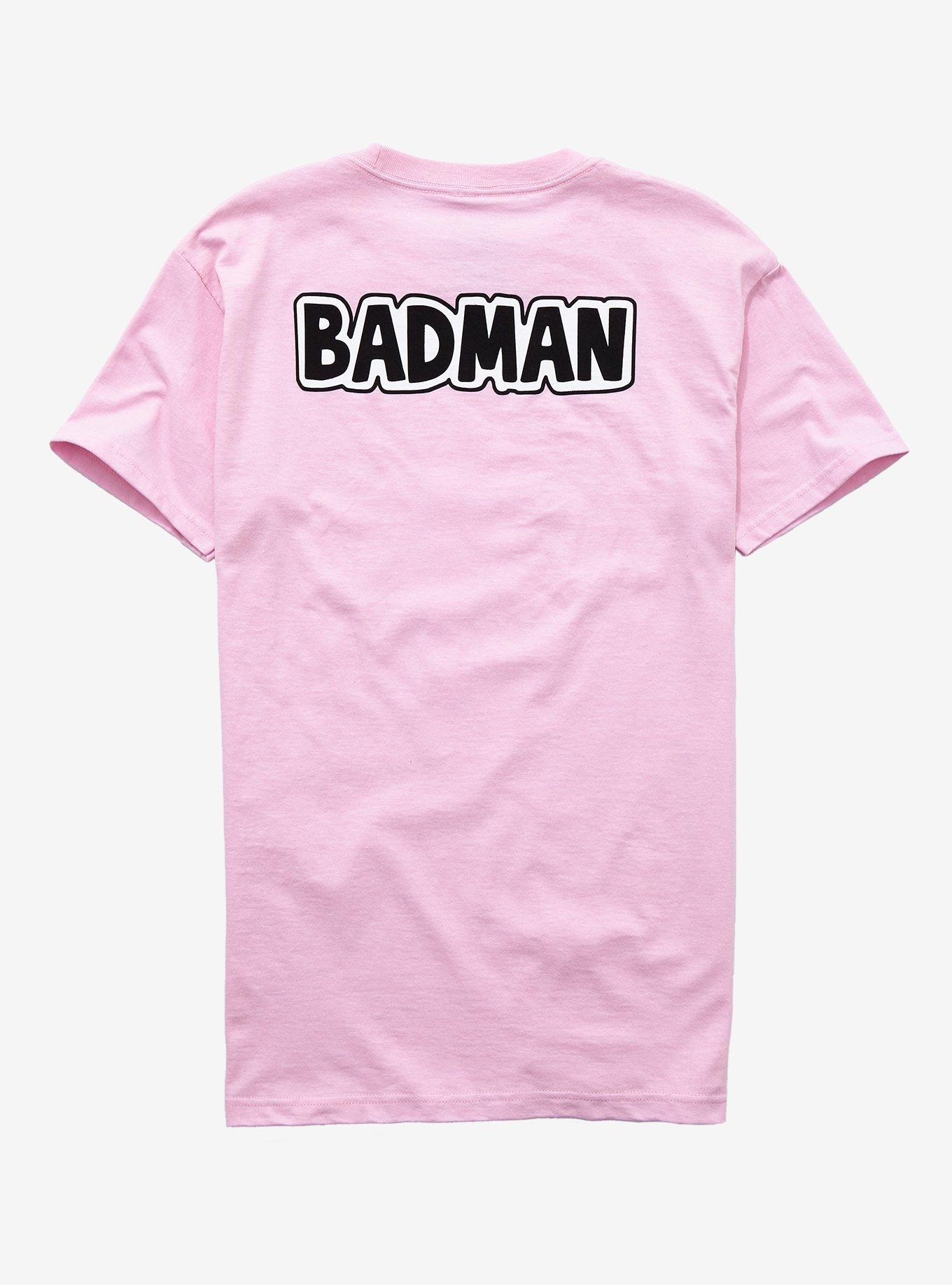 Dragon Ball Z Vegeta Badman T-Shirt, PINK, alternate