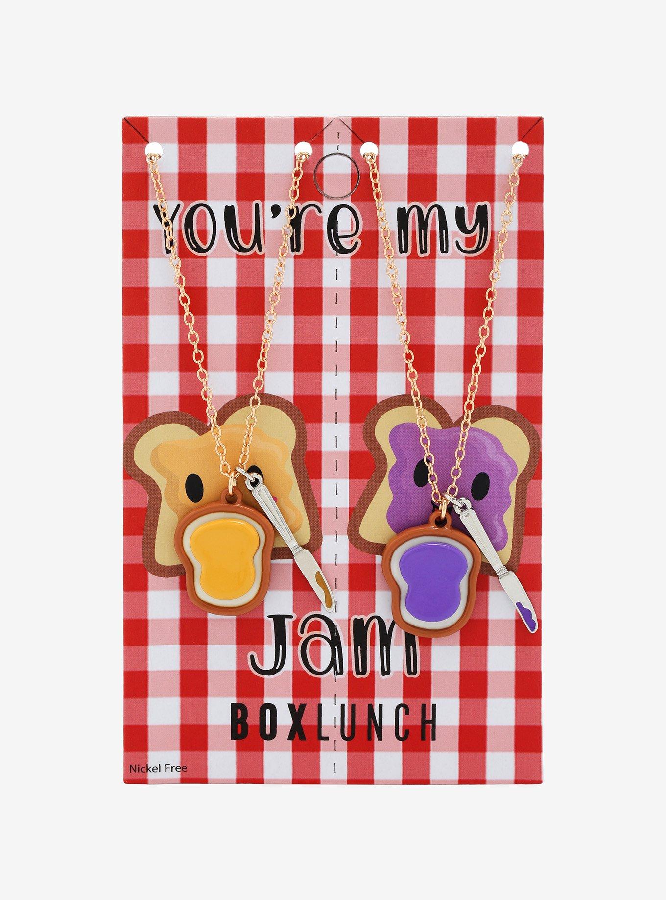 Peanut Butter & Jelly Best Friend Necklace Set - BoxLunch Exclusive, , alternate