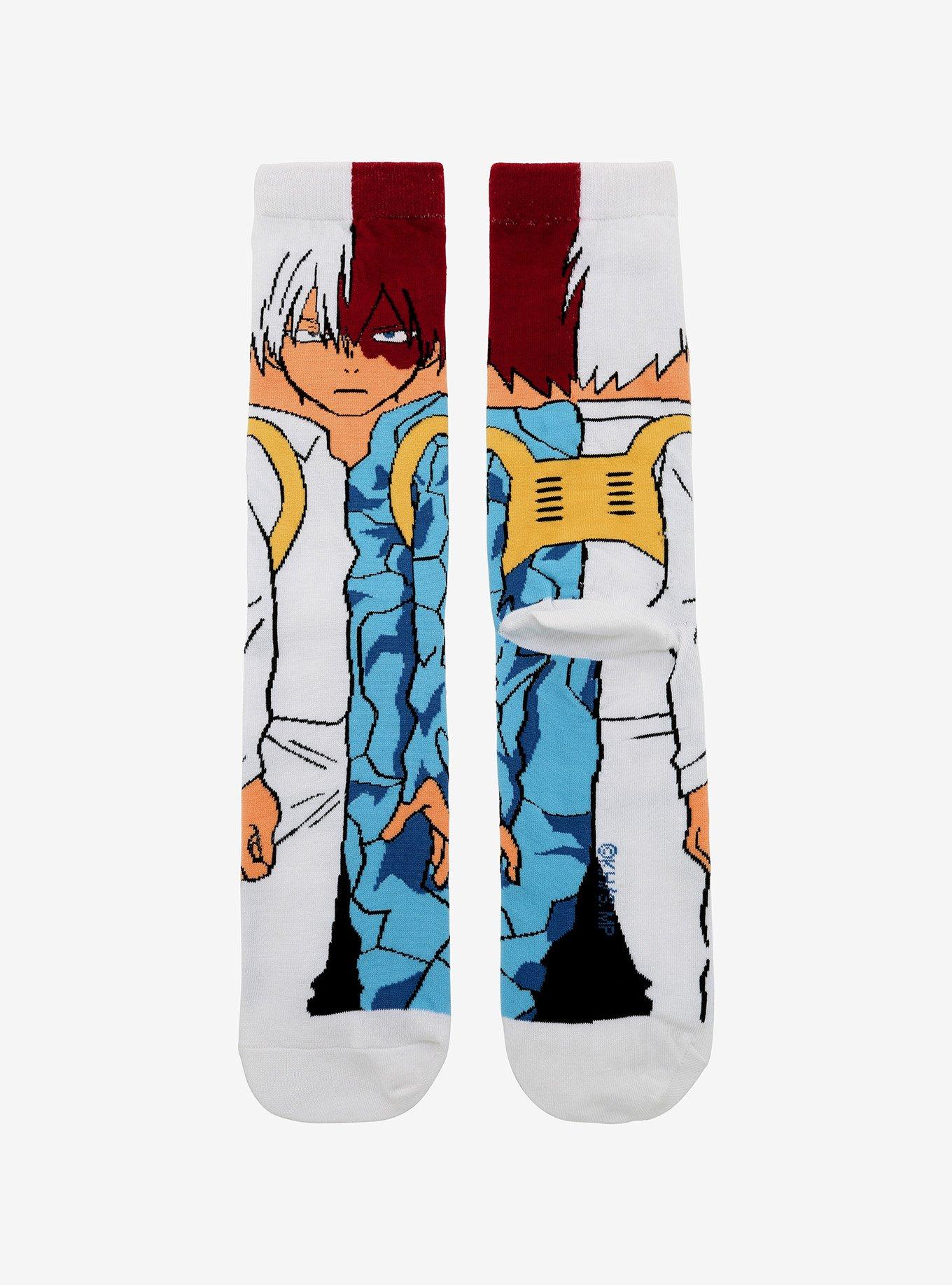 My Hero Academia Todoroki Crew Socks, , alternate