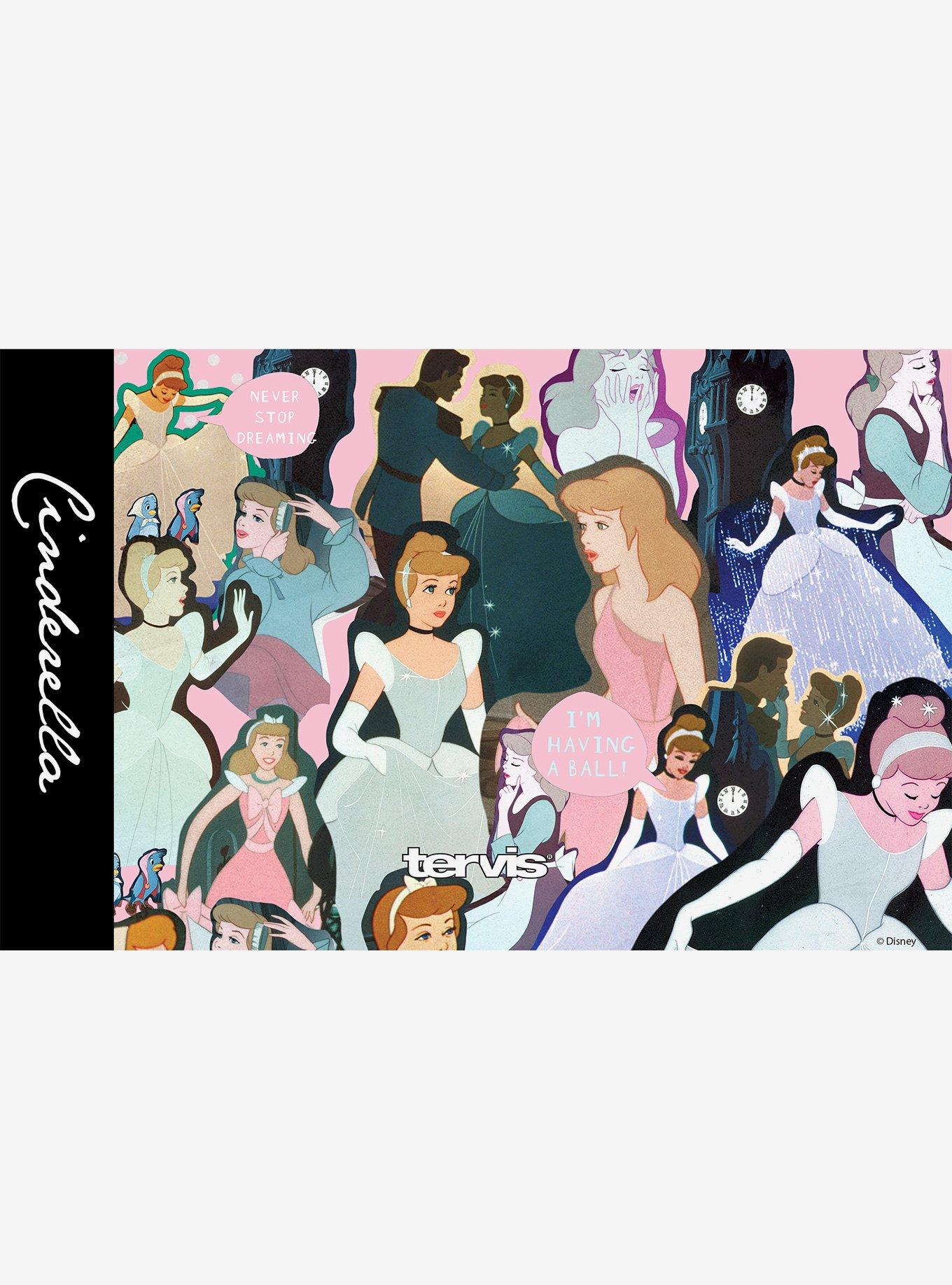 Disney Cinderella 20oz Stainless Steel Tumbler With Lid, , alternate