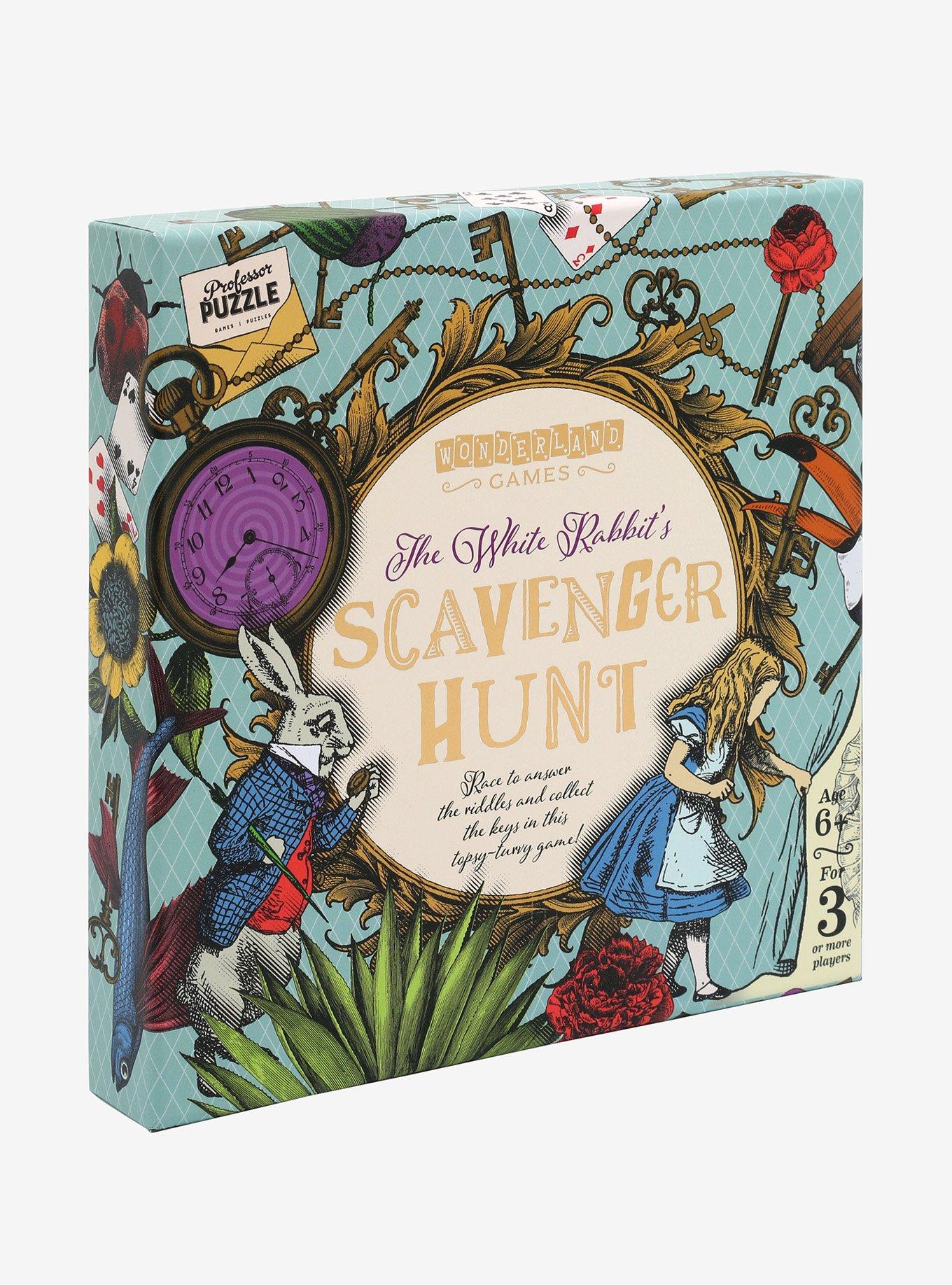Alice in Wonderland The White Rabbit's Scavenger Hunt Game, , alternate