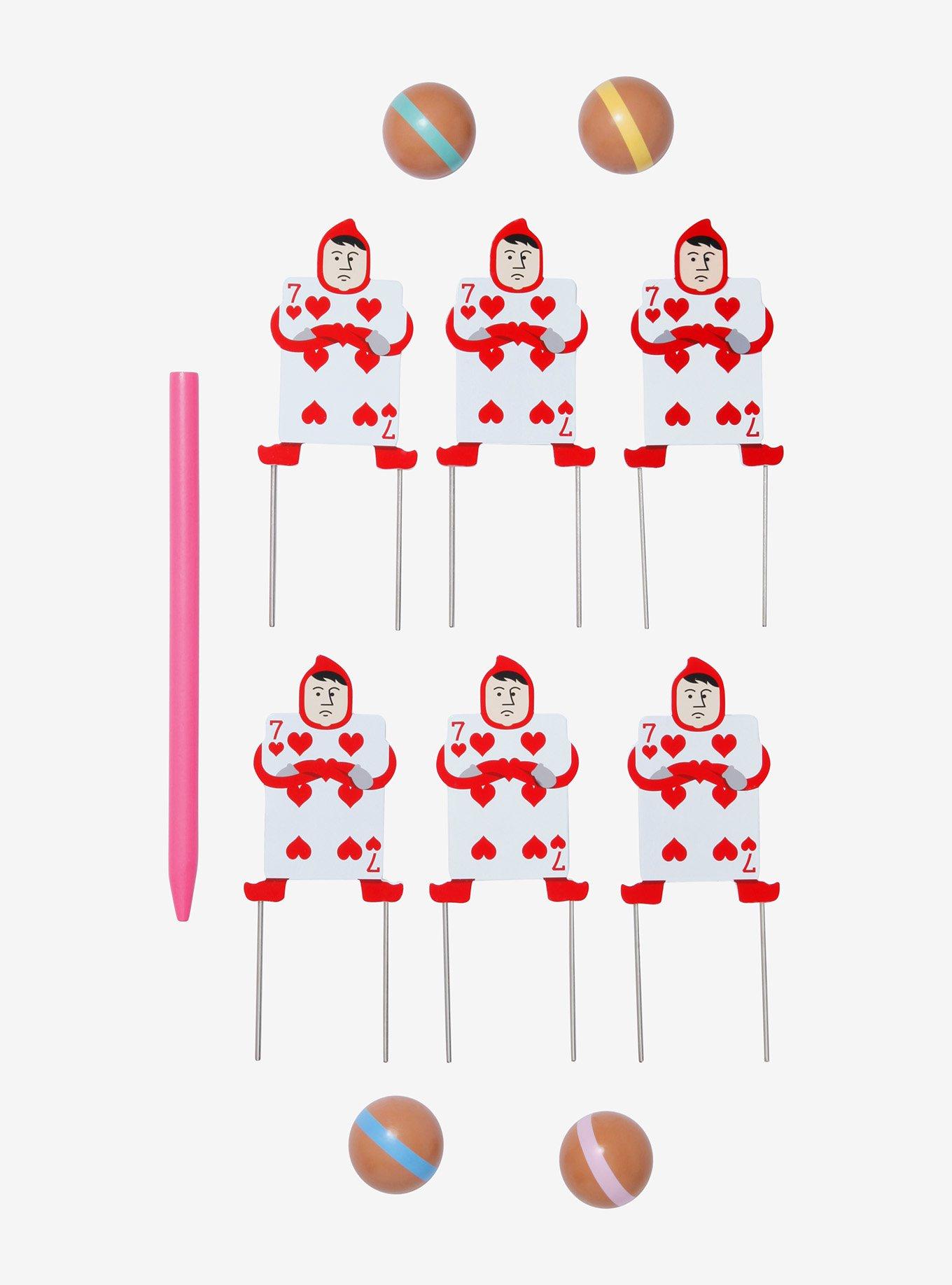 Alice in Wonderland Queen of Hearts Croquet Set, , alternate