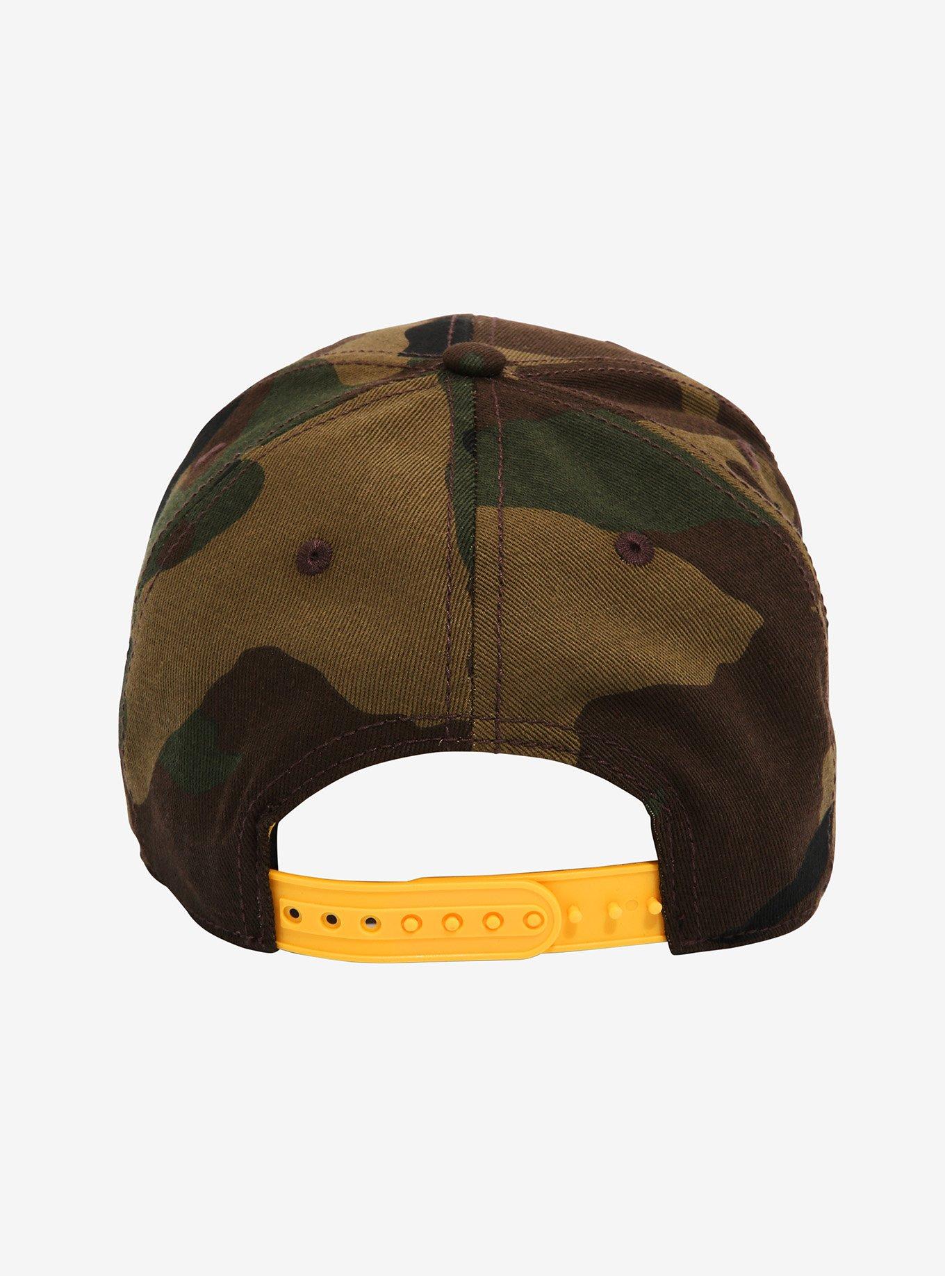 Jurassic Park Camo Snapback Hat, , alternate