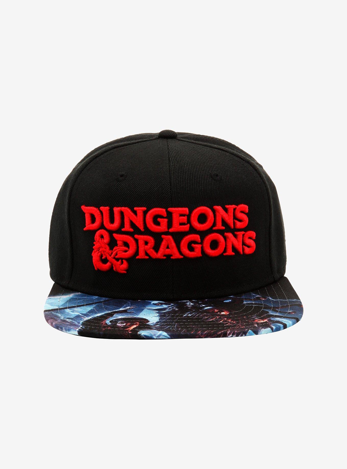 Dungeons & Dragons Beholder Art Snapback Hat, , alternate