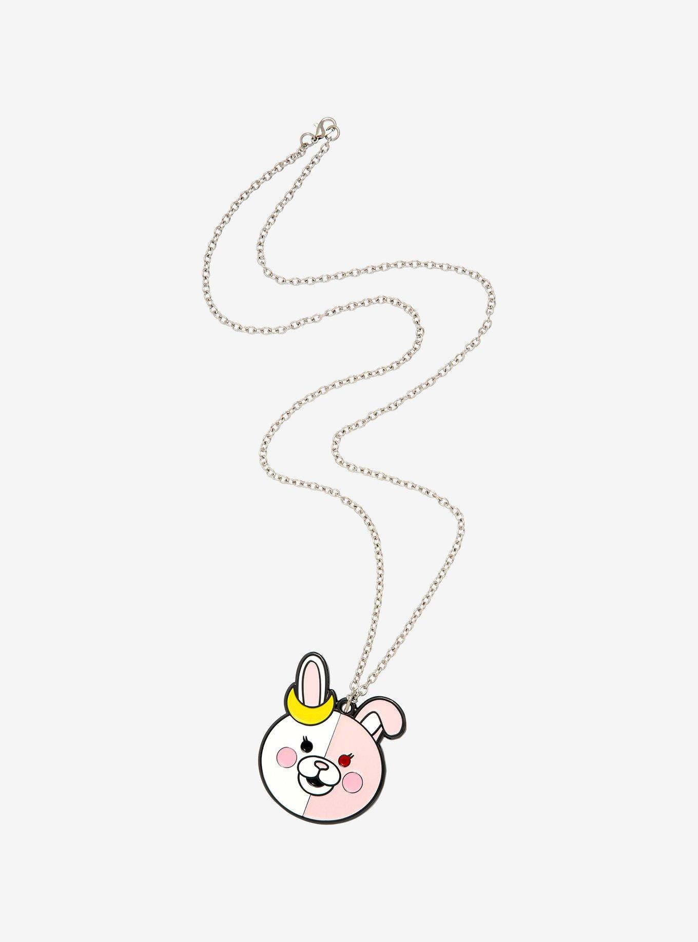 Danganronpa 3: The End Of Hope's Peak High School Monomi Face Necklace, , alternate