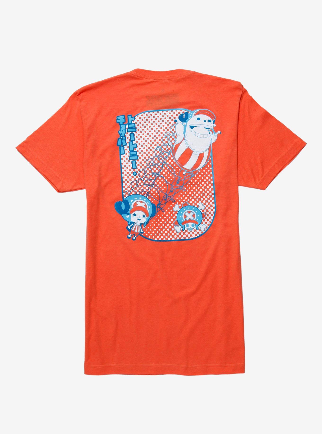 One Piece Tony Tony Chopper T-Shirt - BoxLunch Exclusive, LIGHT ORANGE, alternate