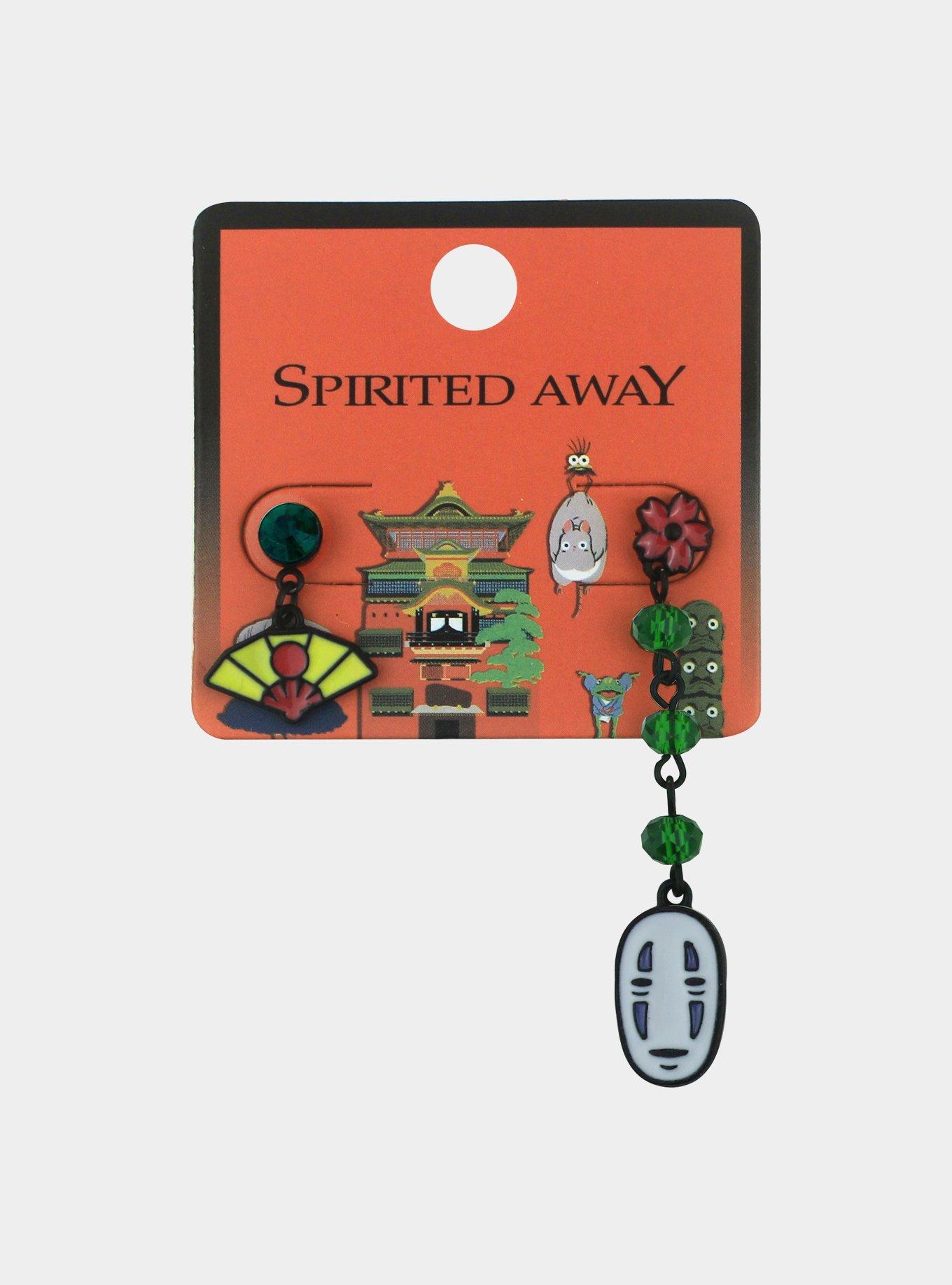 Studio Ghibli Spirited Away No-Face Mismatch Earrings, , alternate