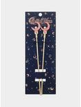 Sailor Moon CZ Moon Stick Hair Sticks, , alternate