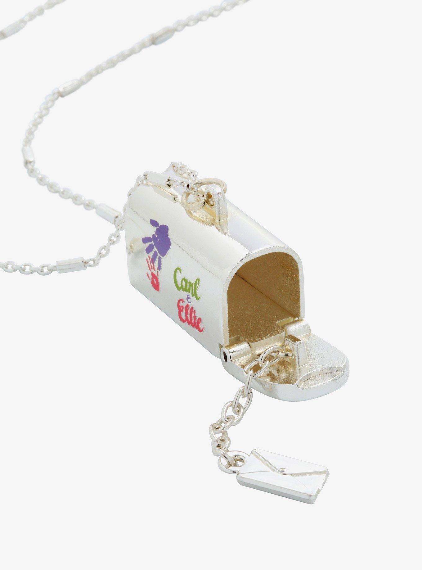 Disney Pixar Up Carl Ellie Mailbox Necklace, , alternate