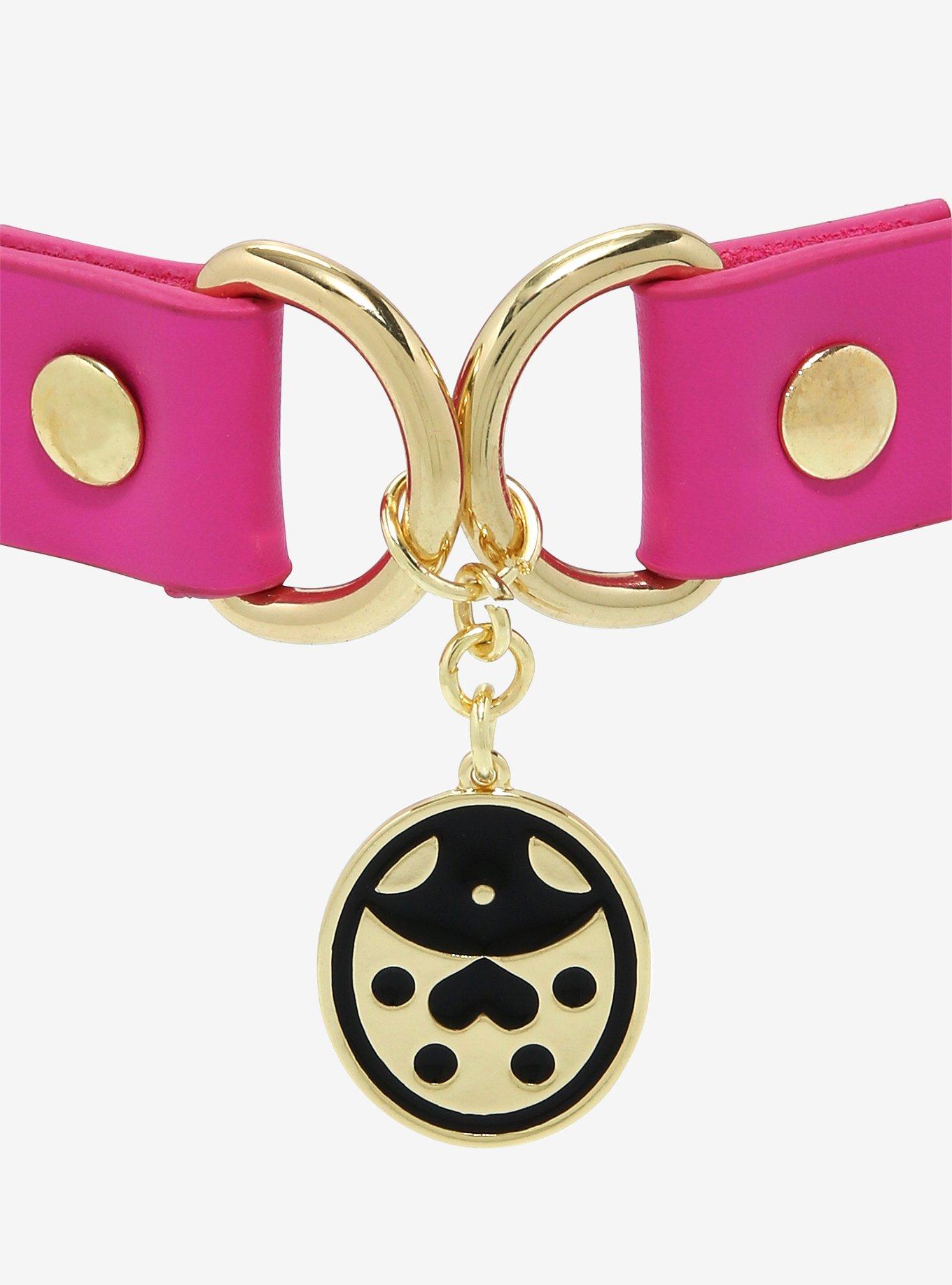 JoJo's Bizarre Adventure Giorno Ladybug Faux Leather Choker, , alternate