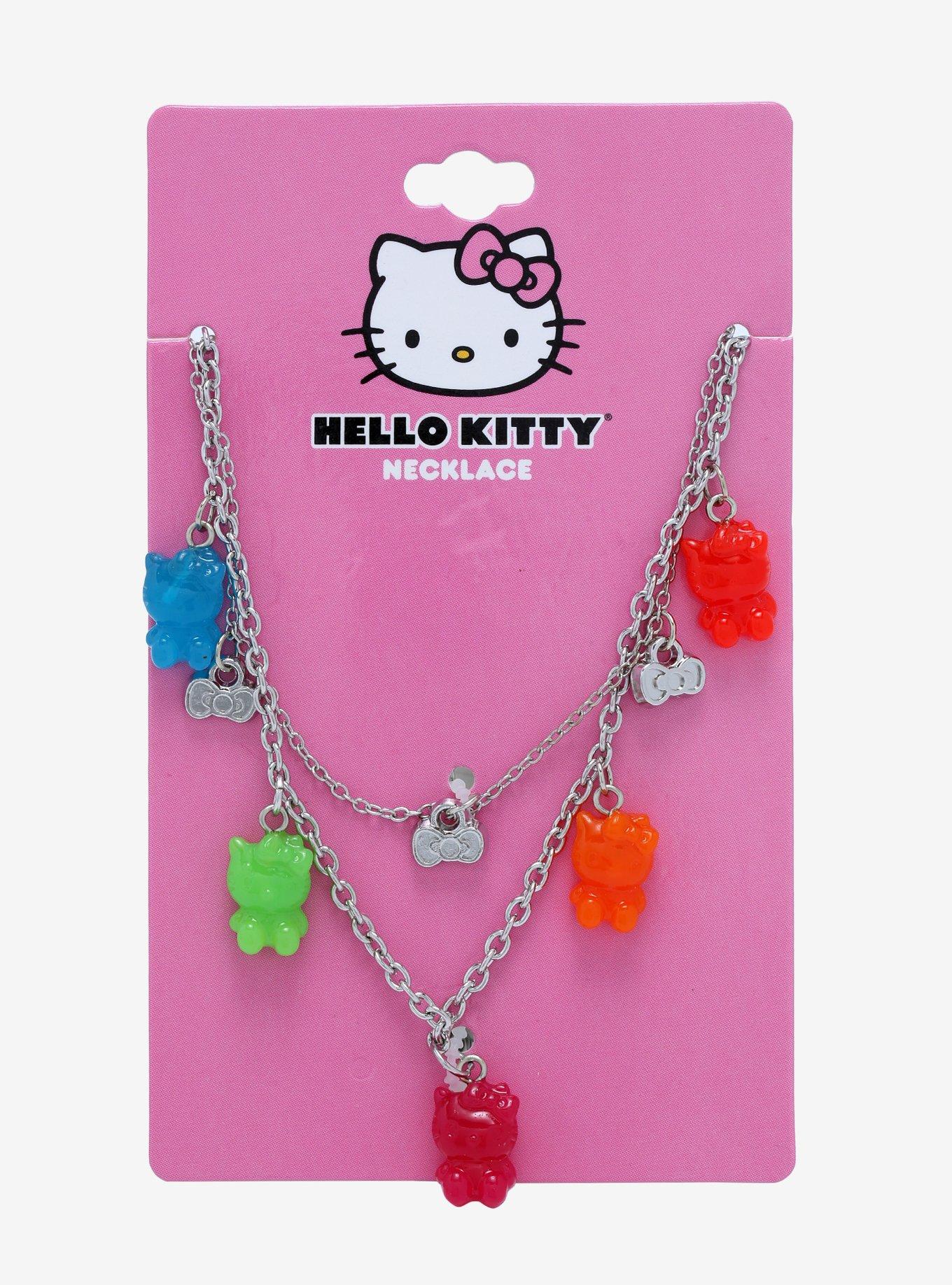 Hello Kitty Layered Chain Necklace, , alternate