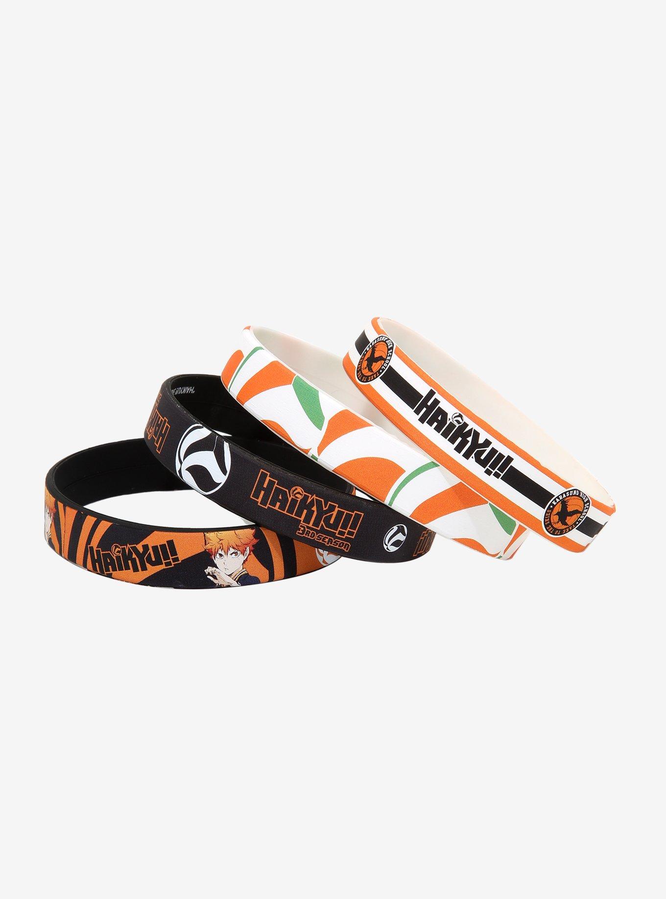 Haikyu!! 3rd Season Rubber Bracelet Set, , alternate