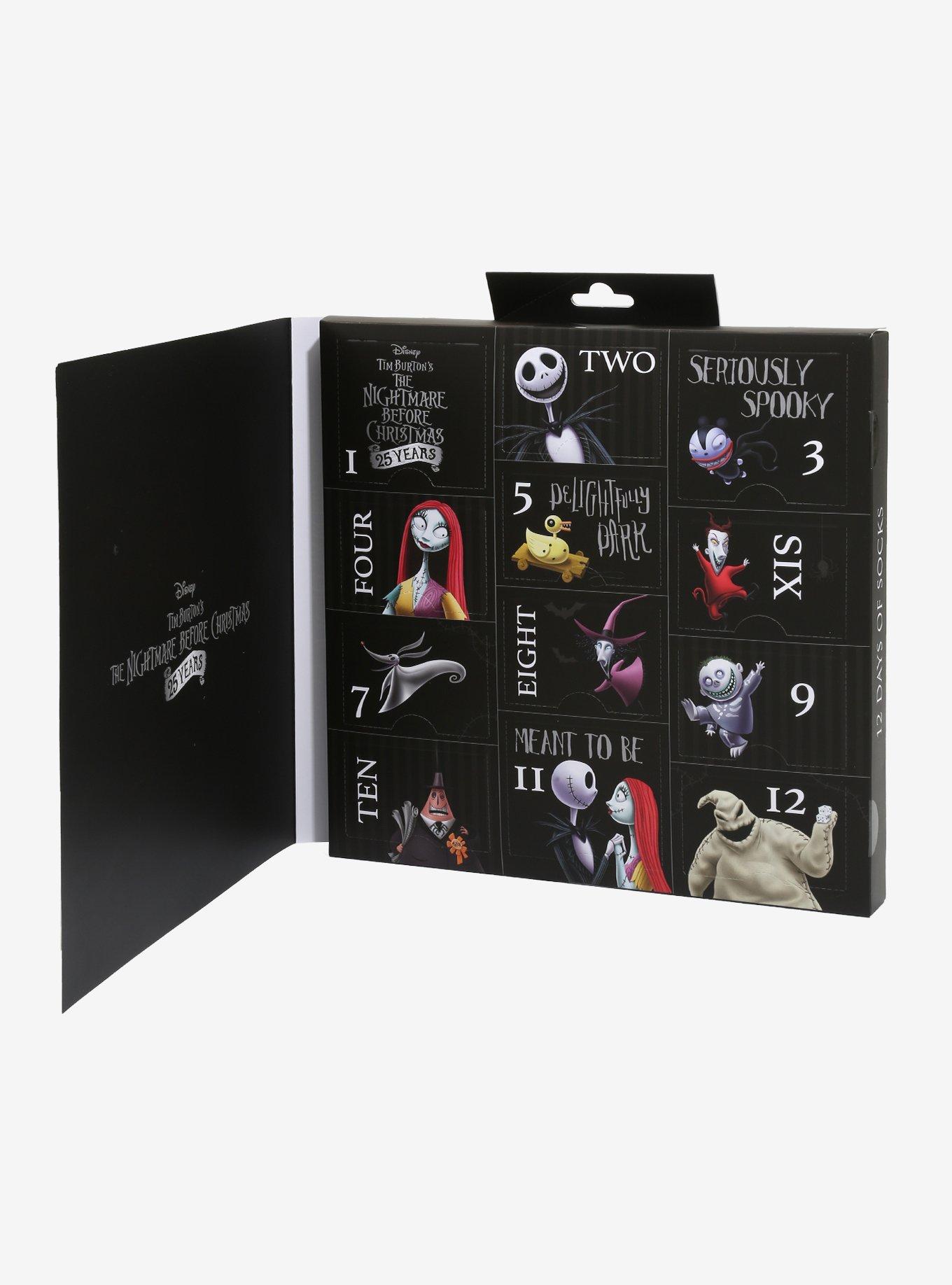 The Nightmare Before Christmas 12 Days Of Socks Gift Set, , alternate