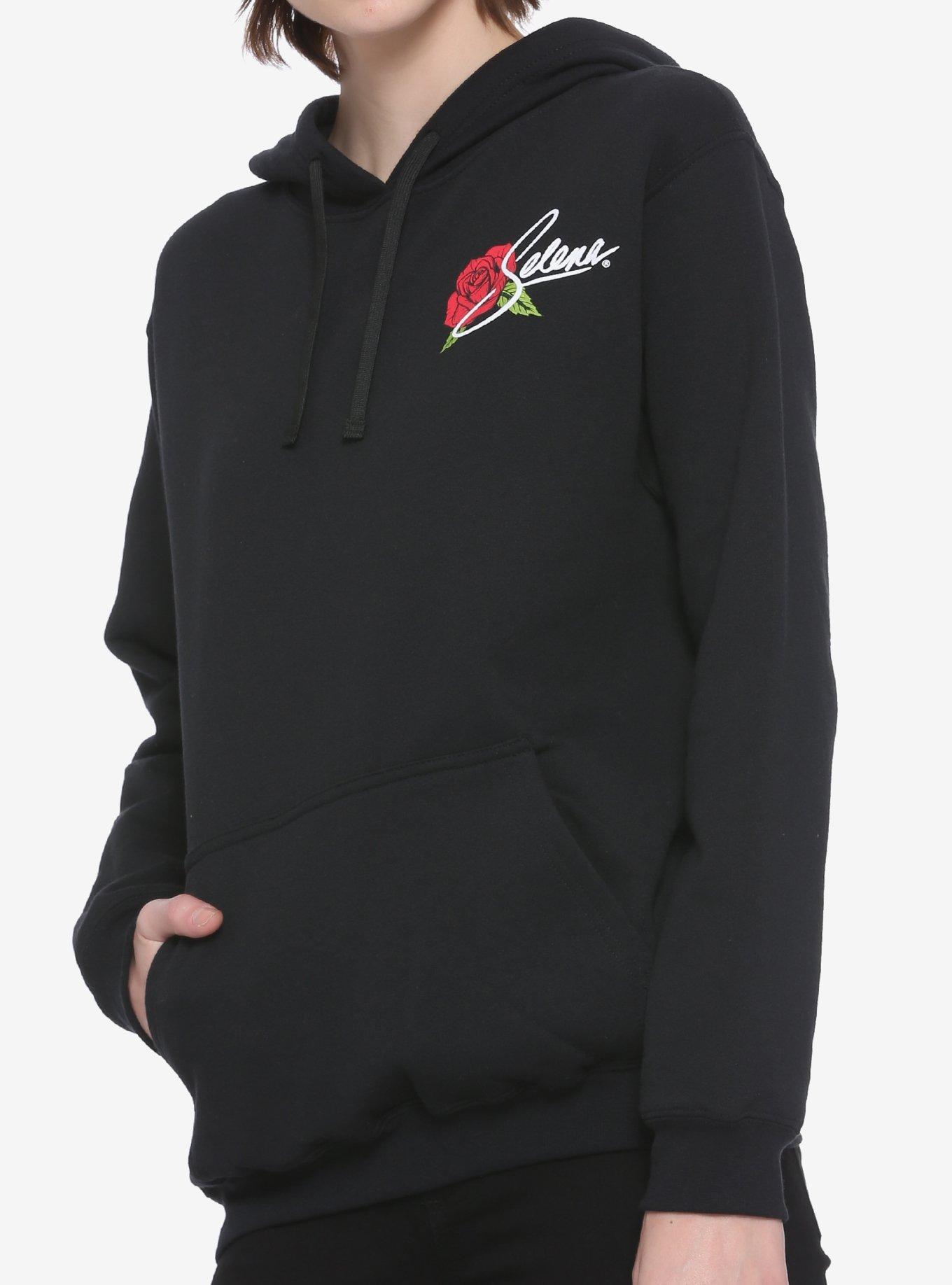 Selena Como La Flor Girls Hoodie, BLACK, alternate