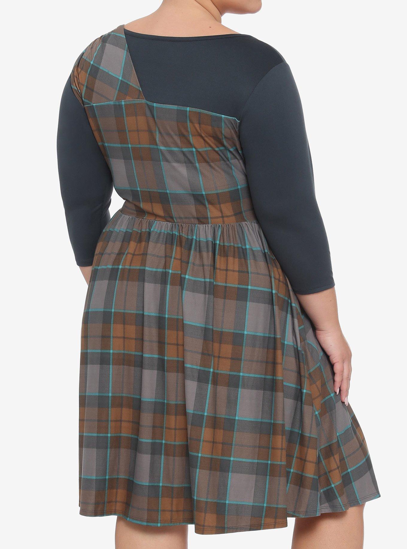 Outlander MacKenzie Tartan Cinch Dress Plus Size, MULTI, alternate