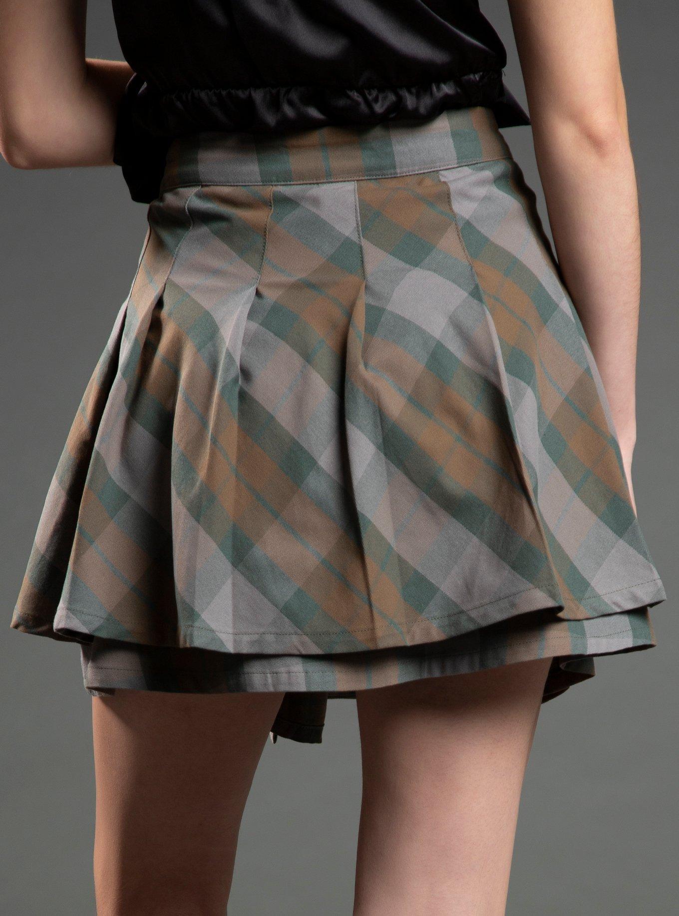 Outlander Tartan Buckle Skirt, MULTI, alternate