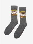 Animal Crossing Blathers Crew Socks, , alternate