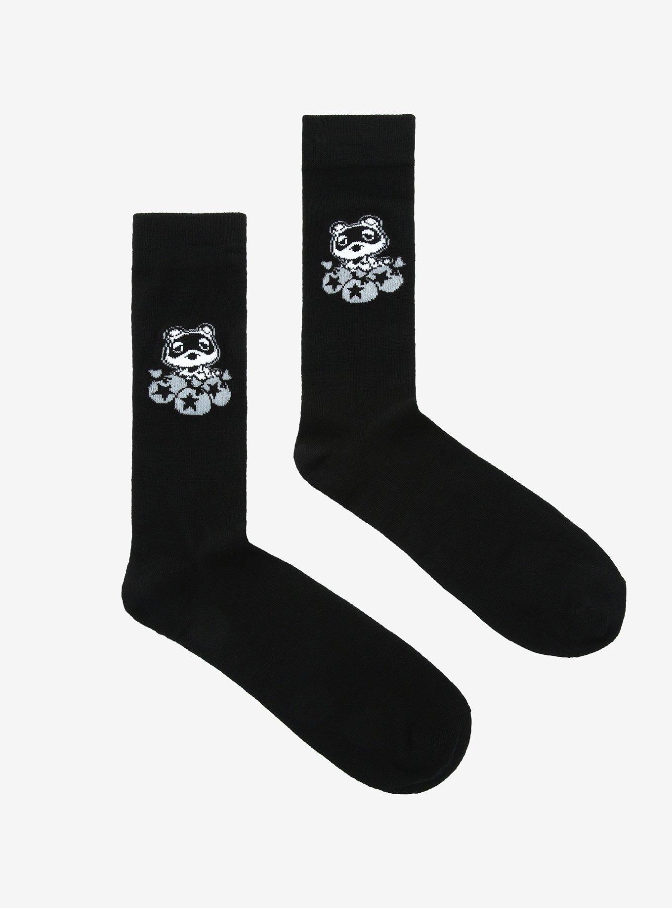 Animal Crossing Tom Nook Bell Bags Crew Socks, , alternate