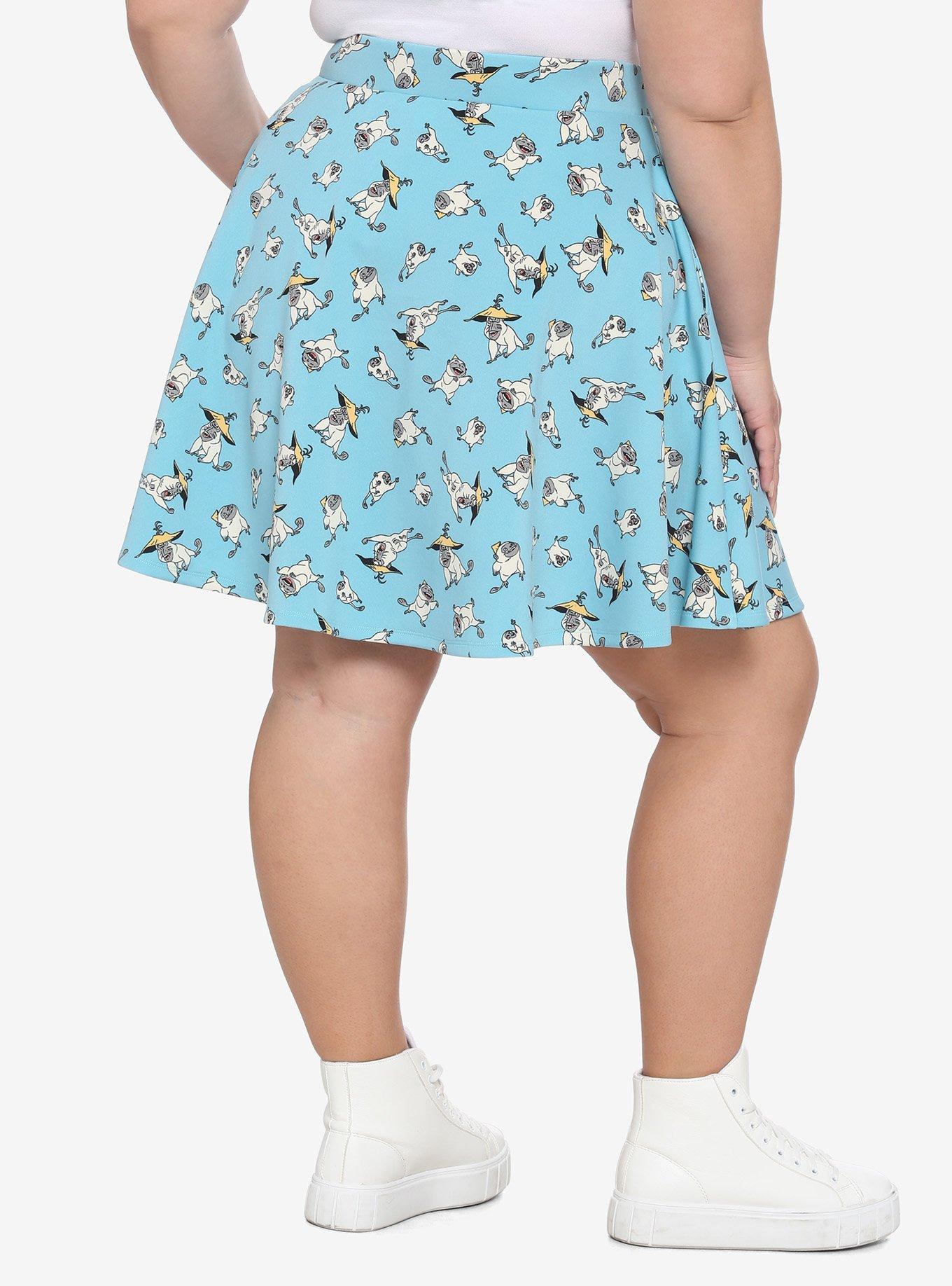 Her Universe Disney Raya And The Last Dragon Ongis Skater Skirt Plus Size, MULTI, alternate