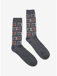 Nintendo NES Controller Crew Socks, , alternate