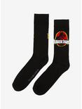 Jurassic Park Logo Crew Socks, , alternate