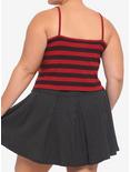 A Nightmare On Elm Street Never Sleep Again Stripe Girls Strappy Tank Top Plus Size, MULTI, alternate