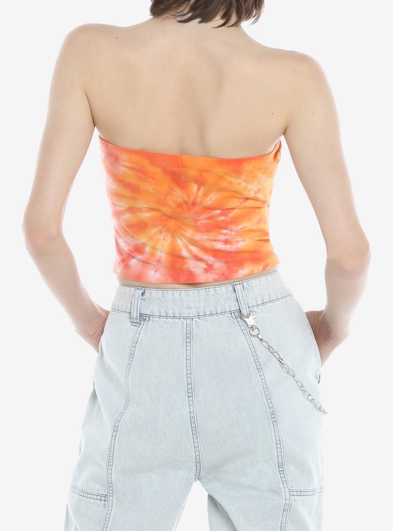 My Hero Academia Bakugo Tie-Dye Girls Tube Top, MULTI, alternate