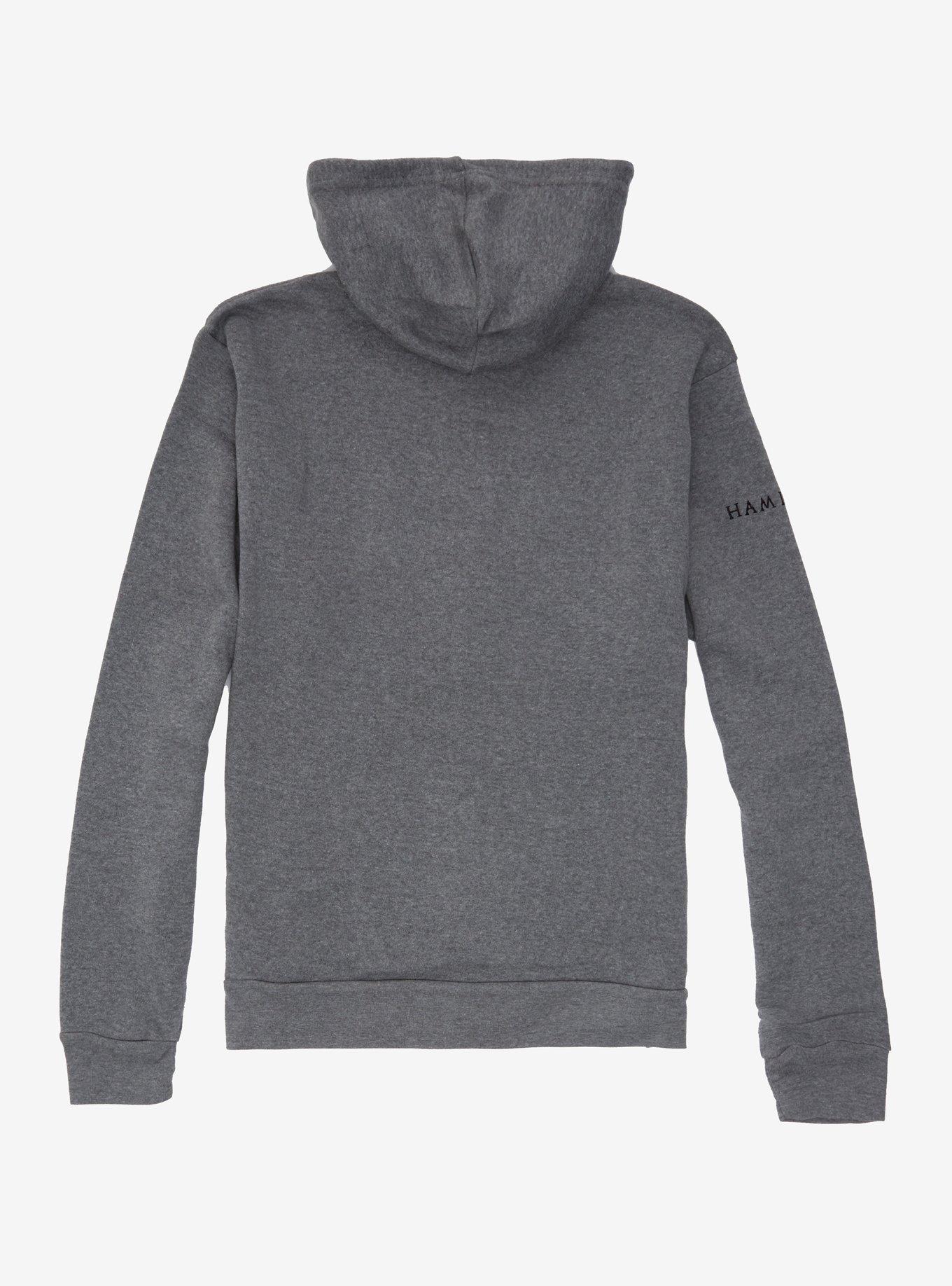 Hamilton Embroidered Hoodie, GREY, alternate