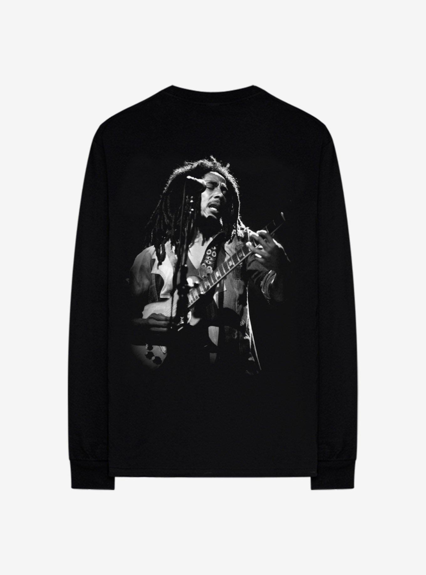 Bob Marley Rise & Take Your Stance Long-Sleeve T-Shirt, BLACK, alternate