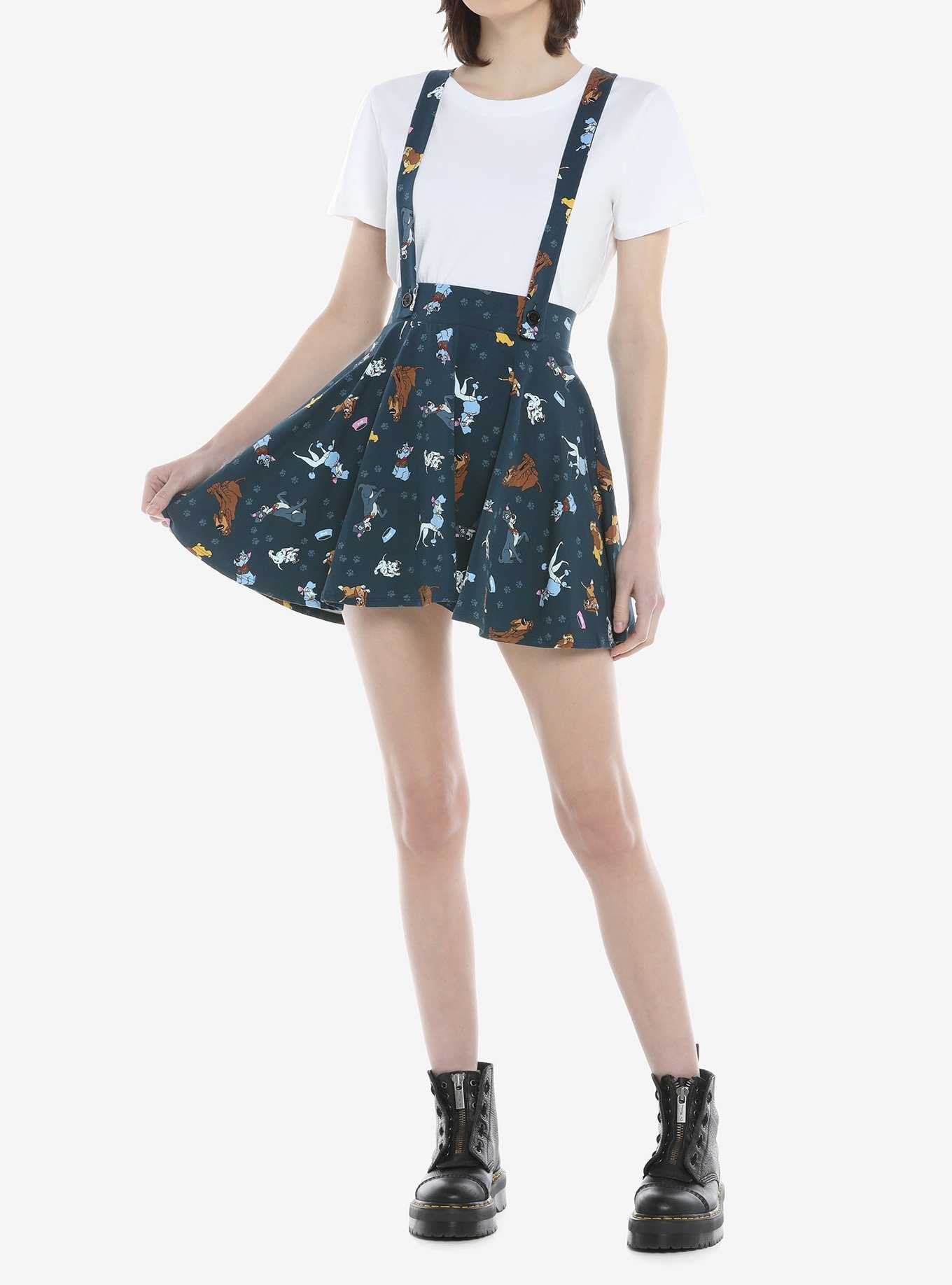 Disney Dogs Suspender Skirt, , hi-res