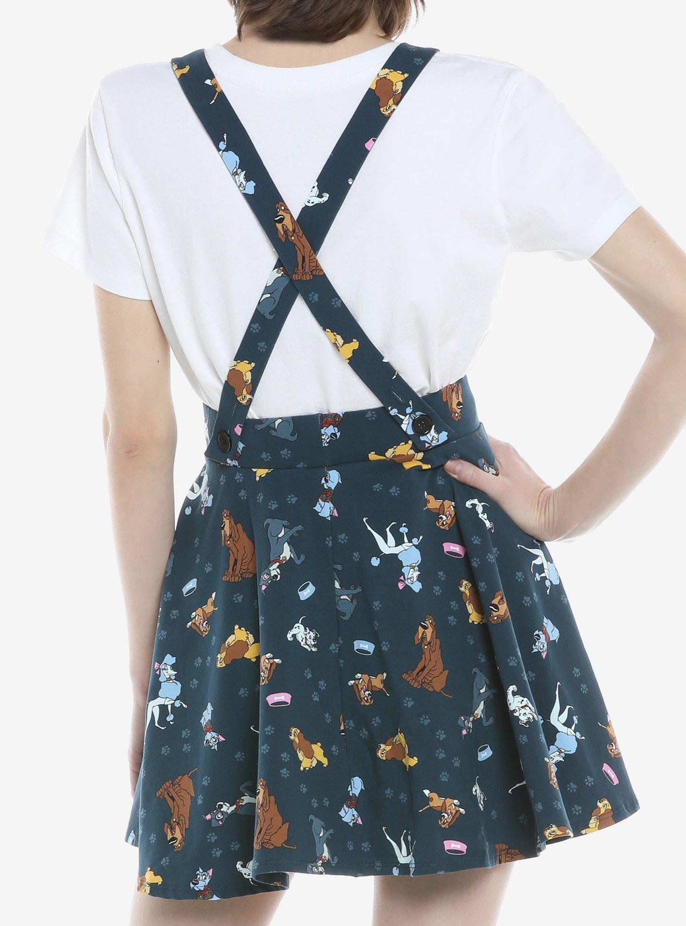 Disney Dogs Suspender Skirt, MULTI, alternate