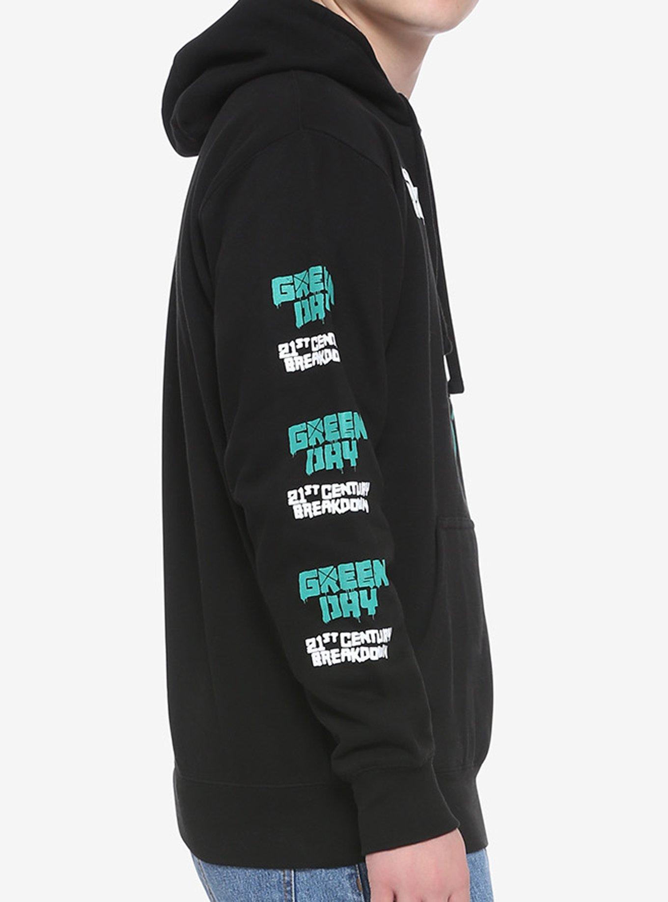 Green Day Checker Cat Hoodie, Hot Topic