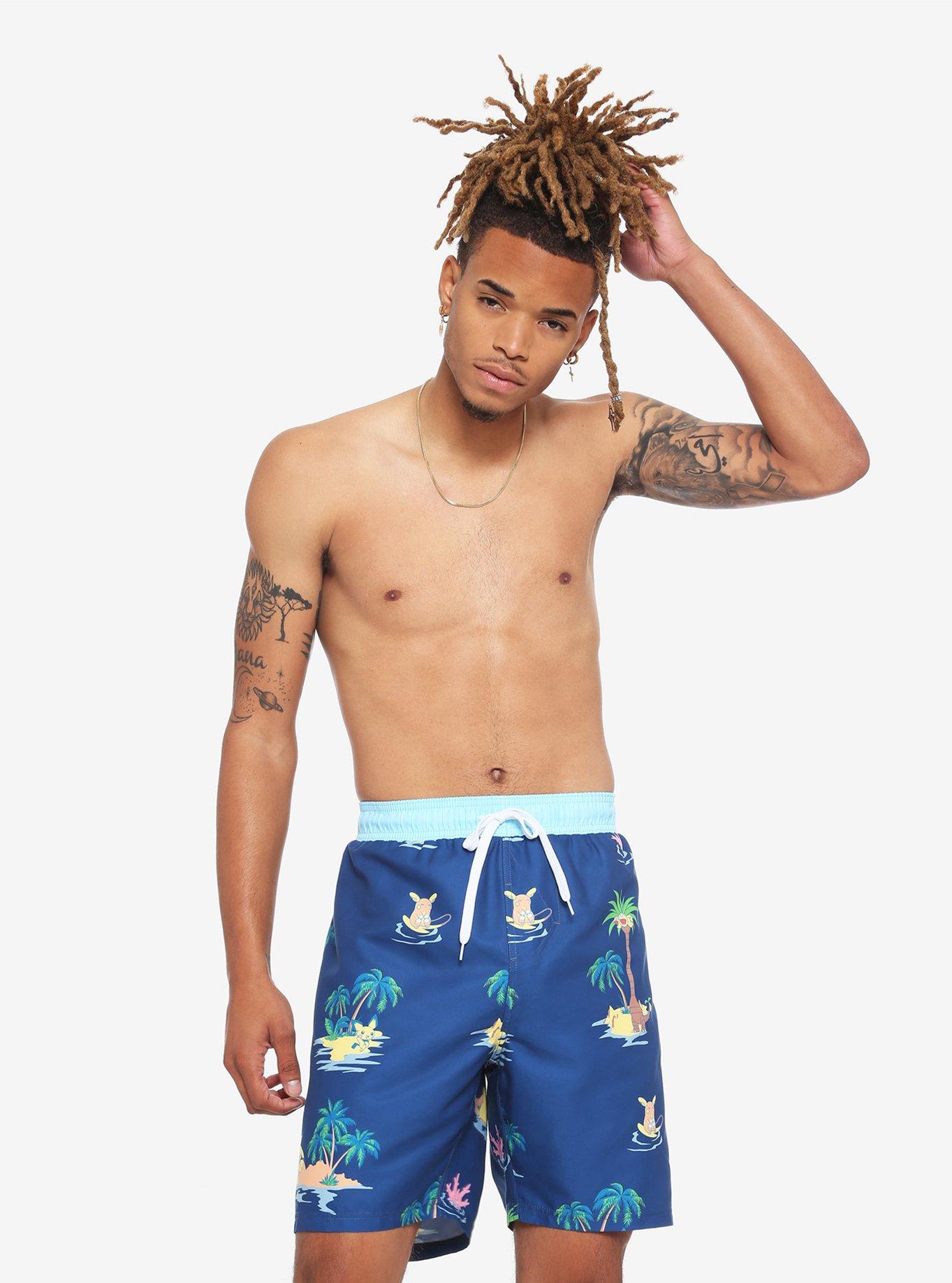 Pokemon Alola Island Swim Trunks, MULTI, alternate