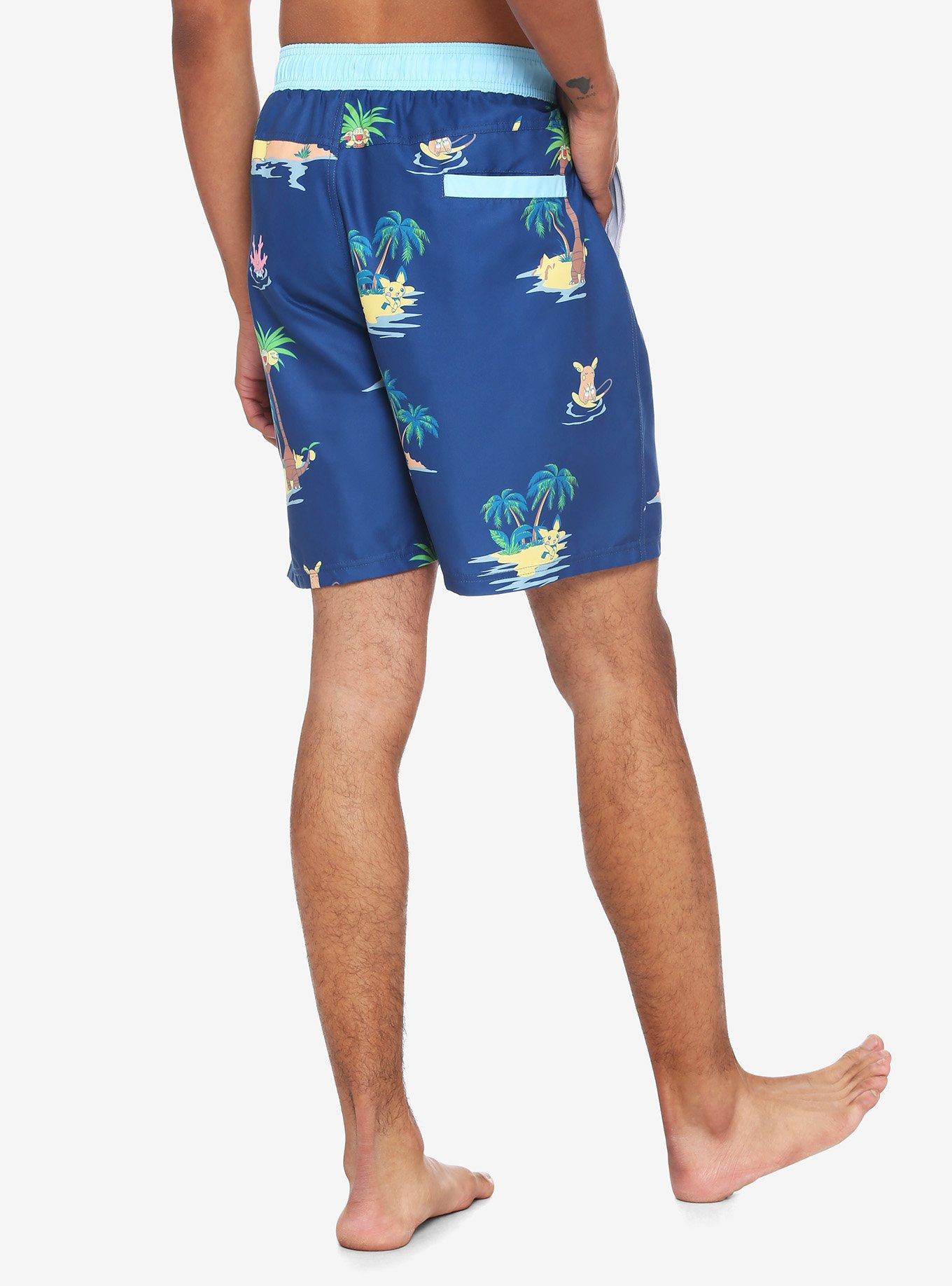 Pokemon Alola Island Swim Trunks, MULTI, alternate