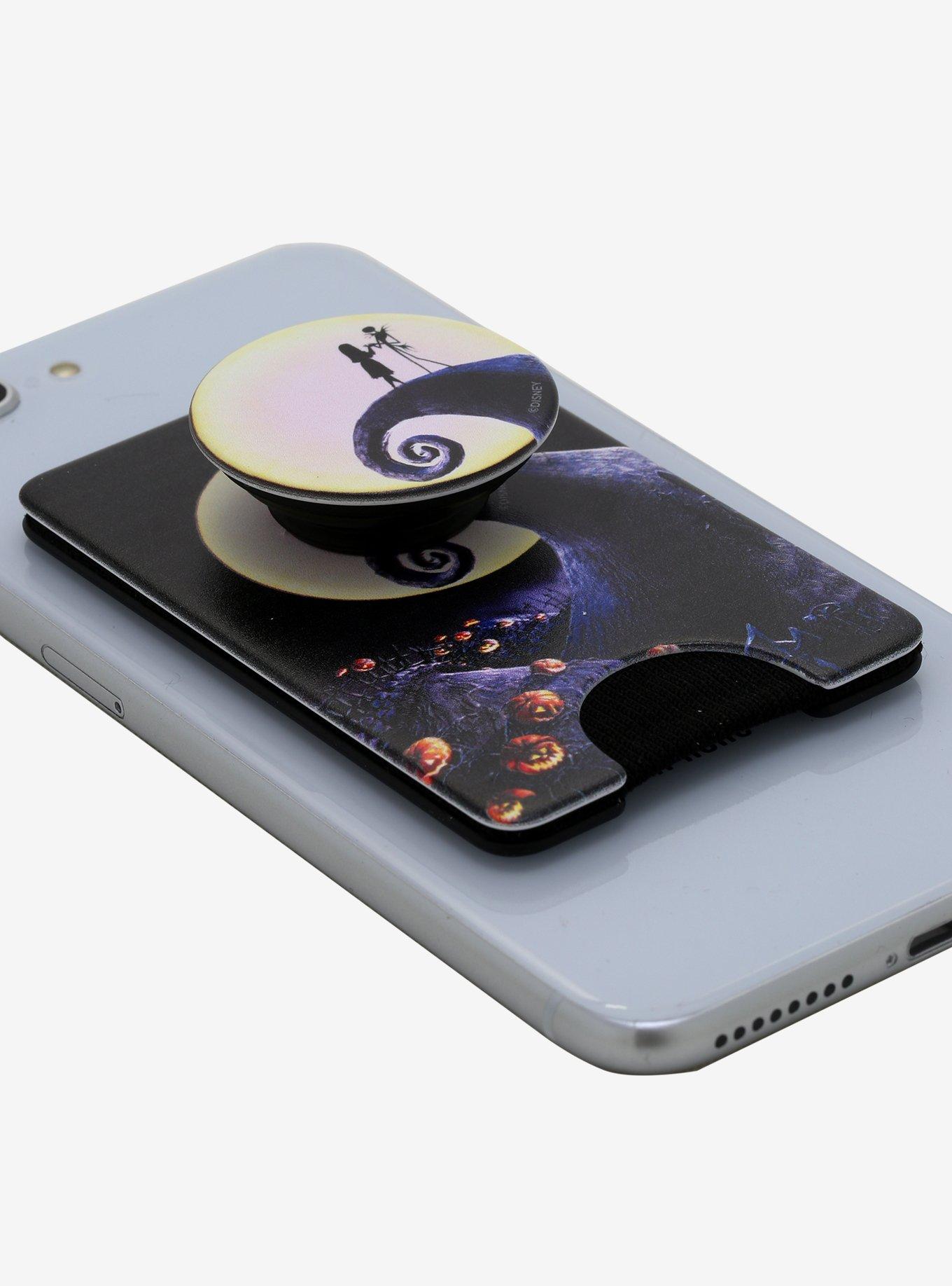 PopSockets PopWallet Plus The Nightmare Before Christmas Spiral Hill Phone Wallet Grip & Stand, , alternate