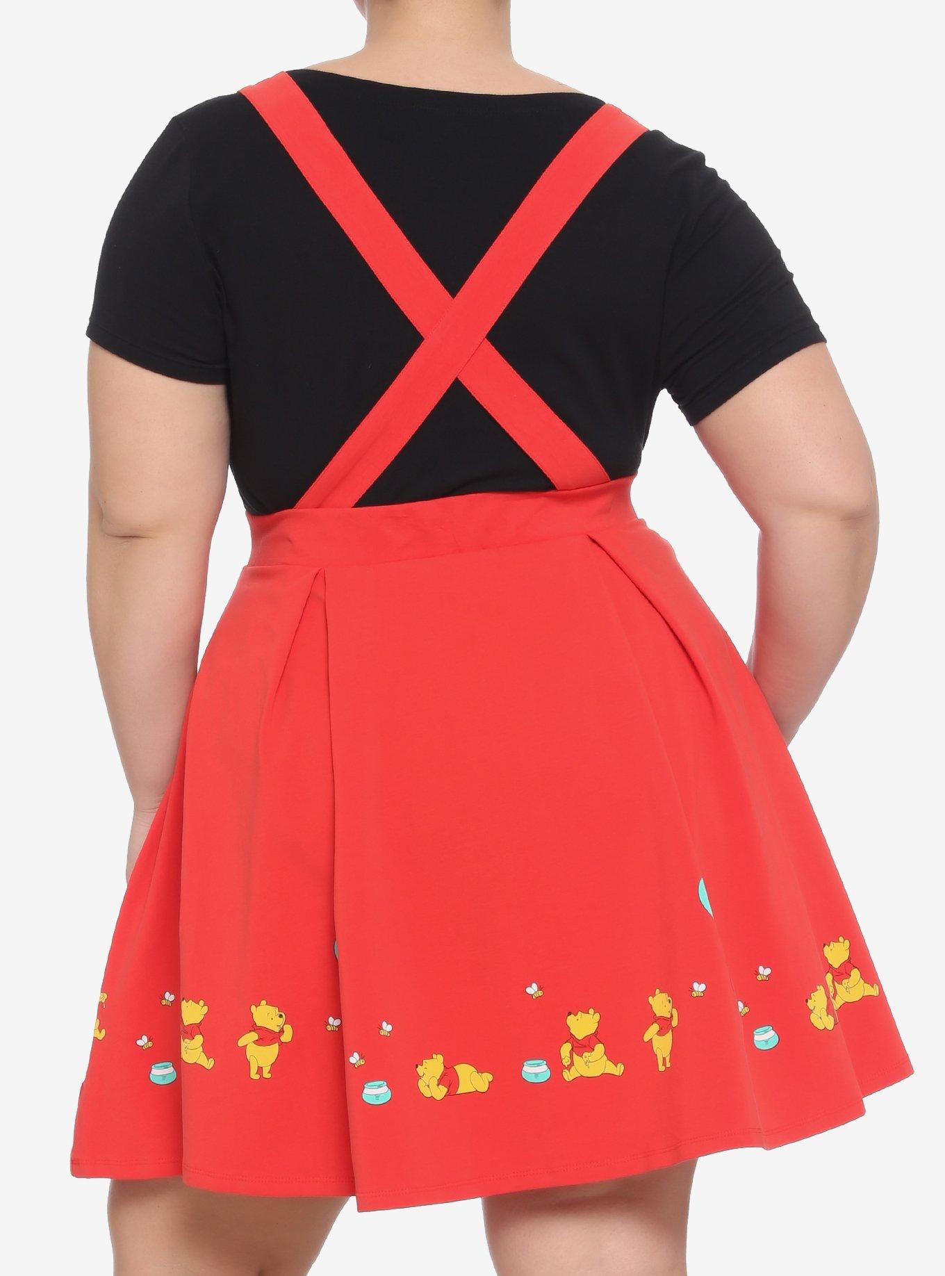 Disney Winnie The Pooh Balloon Ride Suspender Skirt Plus Size, MULTI, alternate