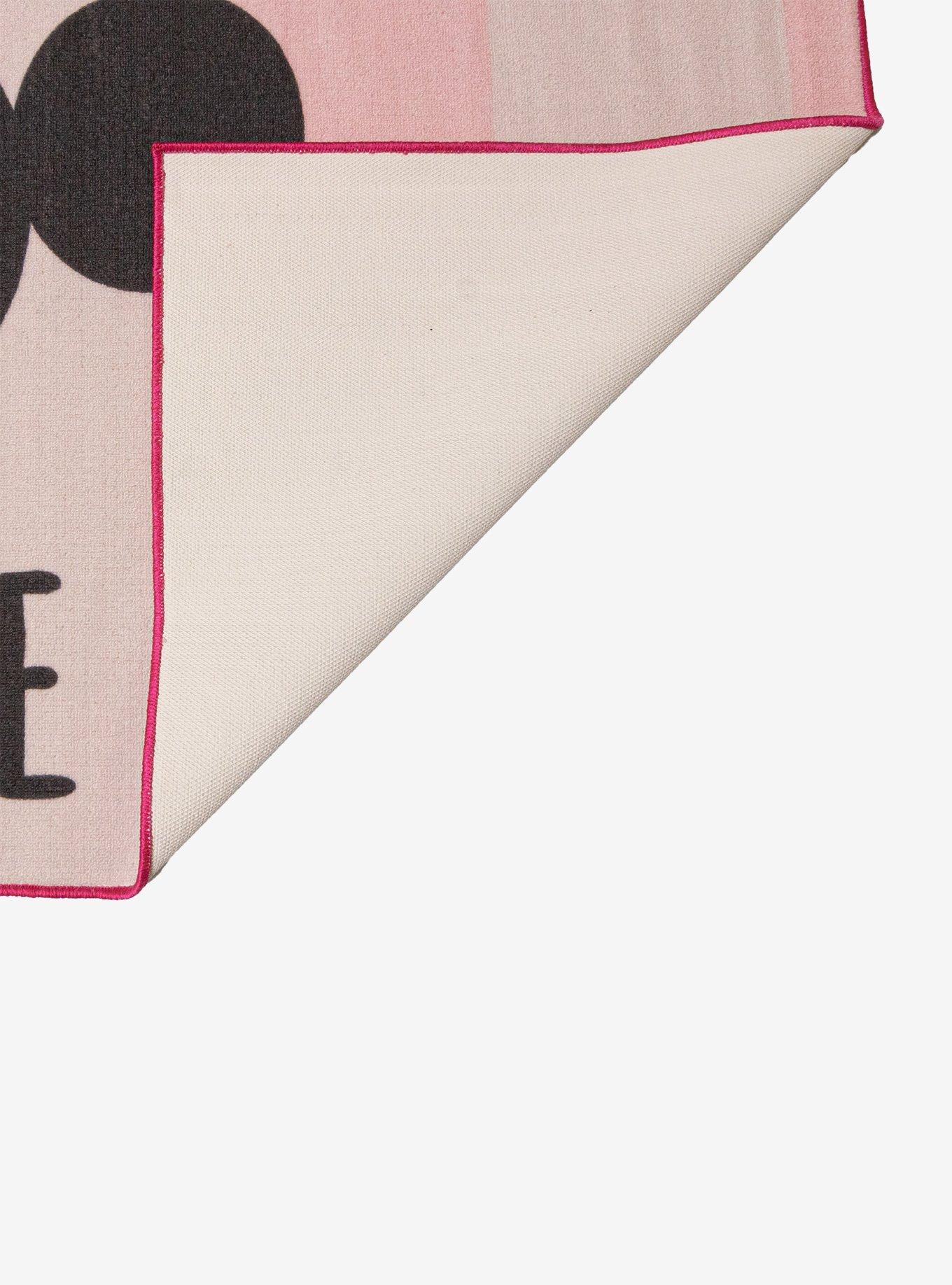 Disney Minnie Mouse Stripes Rug, , alternate